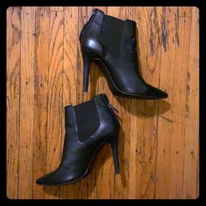 Black ankle boots